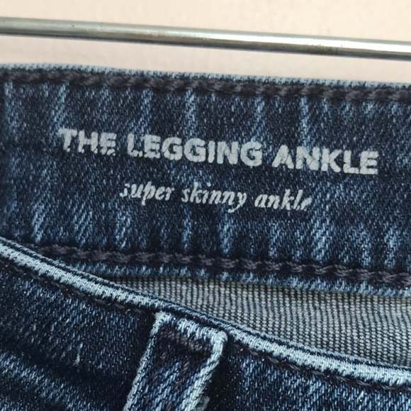 ag Adriano Goldschmied Leggings Ankle Jeans distressed size 25R - Picture 11 of 12